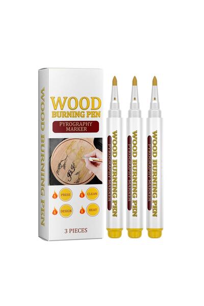 Choice 3pcs 3pcs Wood Burning Pen Scorch Creative Chemical Wood Burned Marker...