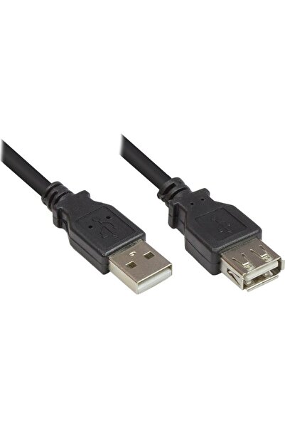 Good Connections Cablu USB Alcasa USB-A - USB-A 3 m Negru (2511-OF3S)