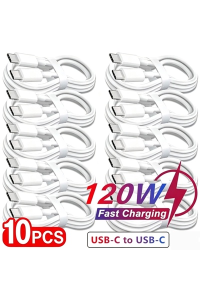 Choice 1m 10PCS 10Pcs PD 120W USB C to USB Type C Cable Fast Charge Data Cabl...