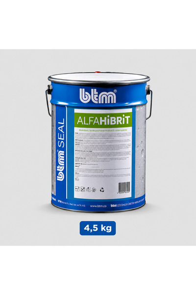 Btm BTMSEAL Alfahibrit Gri 4,5 Kg Su Yalıtım Malzemesi