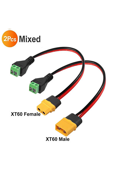 choice2 Mixed - 2pcs XT60 to 2Pin Terminal Quick Connect Adapter Cable Solder...