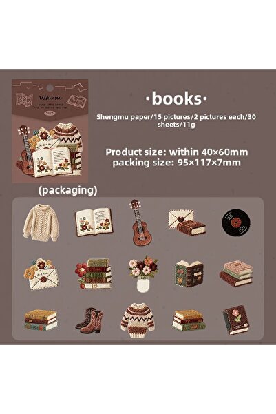Choice1 e 30pcs Creative Embossed Sweet Little Things Stickers for Card Photo...
