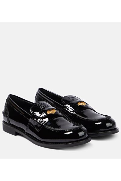 Miu Miu Patent leather penny loafers