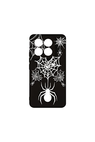 bestcase Husa pentru Xiaomi 14T, BestCase¬Æ Slim SIlicon 0.8MM, Spider Web, P...