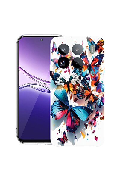 bestcase Διαφανής Λεπτή Θήκη Σιλικόνης Συμβατή με Xiaomi 15, Πολύχρωμες Πεταλ...