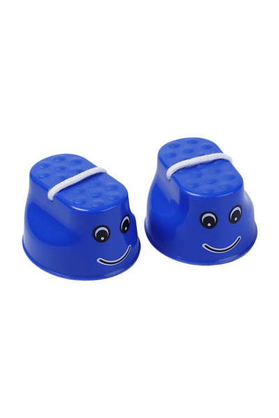 Choice1 XLGQ Blue Colorful Smile Face Stilt Balance Training Walk Steppers Pa...