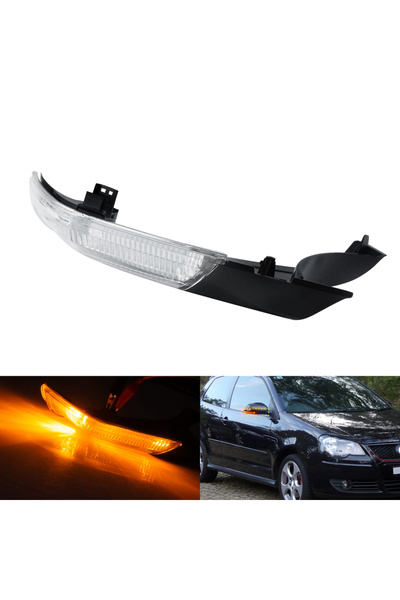 Choice YELLOW For 2005-09 VW Polo 9N3 LED Wing Mirror Indicator Signal Light ...