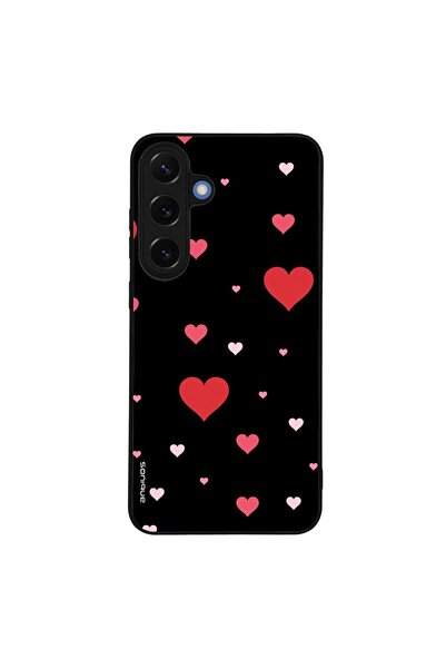 Sonique Θήκη Heart Series για Samsung Galaxy S25 Plus Μαύρο
