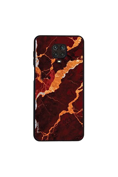Sonique Θήκη Marble Series για Xiaomi Redmi Note 9S/9 Pro Κόκκινο
