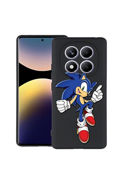 bestcase Husă pentru Xiaomi Redmi Note 15 5G cu Design Sonic Boom, TPU Mat Ul...