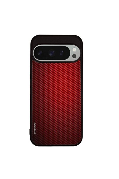 Sonique Θήκη Carbon Series για Google Pixel 9 Pro 5G Κόκκινο