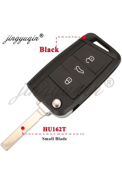 Choice Black Hu162t jingyuqin 5GD959752A 5GD959752B Flip Remote Key MQB49 5C ...