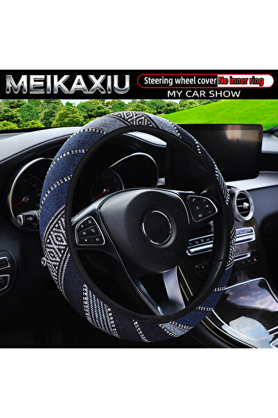 choice2 3 38CM Ethnic Bohemian Style Fabric Car Steering Wheel Cover All-Seas...