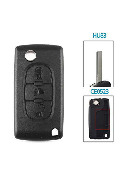 Choice9 3BT HU83 CE0523 KEYYOU 10pcs Flip Folding Remote Car key Shell For pe...