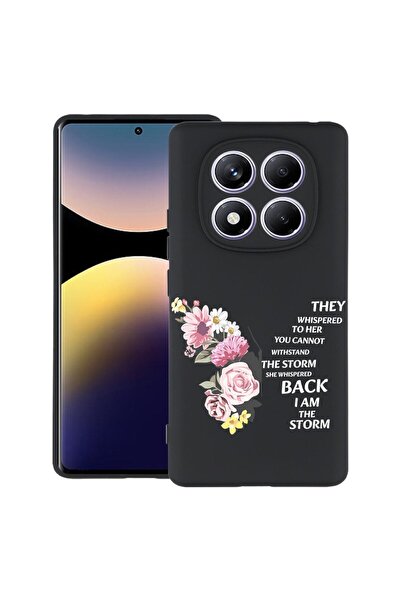 bestcase ¬Æ Husa Slim Silicon pentru Xiaomi Redmi Note 14 Pro 5G, Eu Sunt Fur...