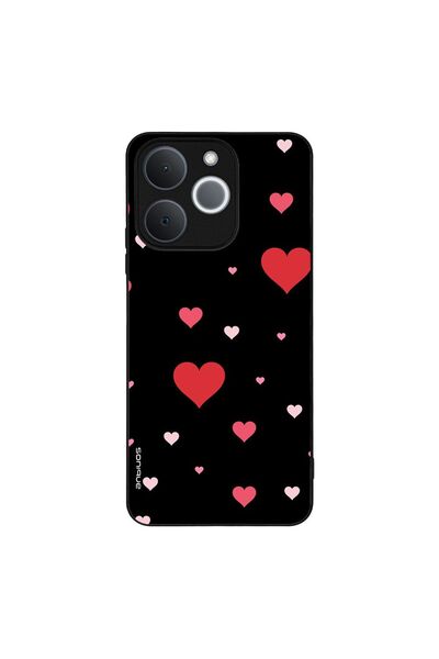 Sonique Θήκη Heart Series για Realme Note 70T 4G Μαύρο