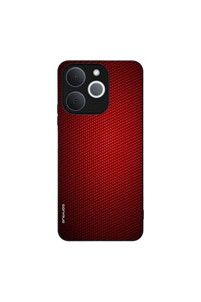 Sonique Θήκη Carbon Series για Realme Realme Note 70T 4G Κόκκινο