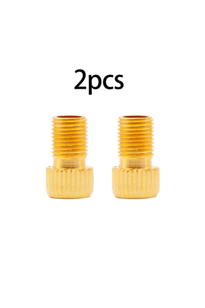 choice2 2pcs 2/5/10-Pack F/V to A/V Bicycle Valve Adapter Tire French Valve A...