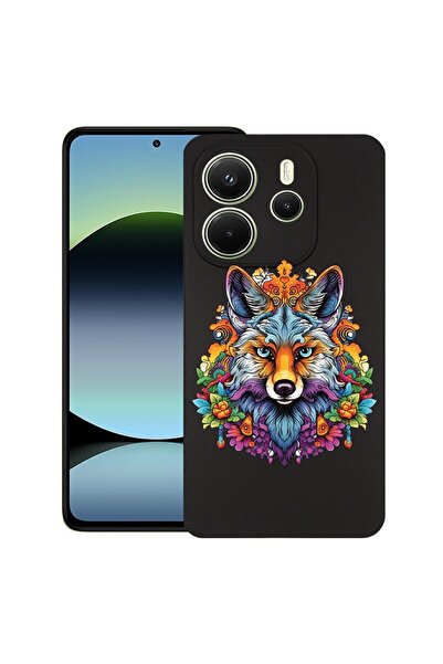 bestcase Калъф за Xiaomi Redmi Note 14, Цветове на мечтите - Вълк, Тънък сили...