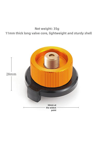 Choice1 Orange Outdoor Camping Hiking Stove Burner Adaptor Split Type Furnace...