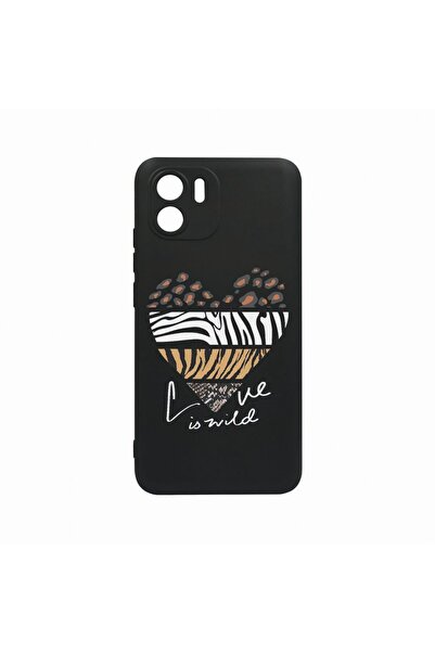 bestcase Калъф, съвместим с Xiaomi Redmi A1, Love Is Wild, Устойчив на износв...