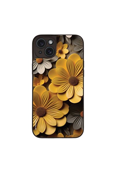 Sonique Θήκη 3D Flower Series για Apple iPhone 15 Plus Κίτρινο