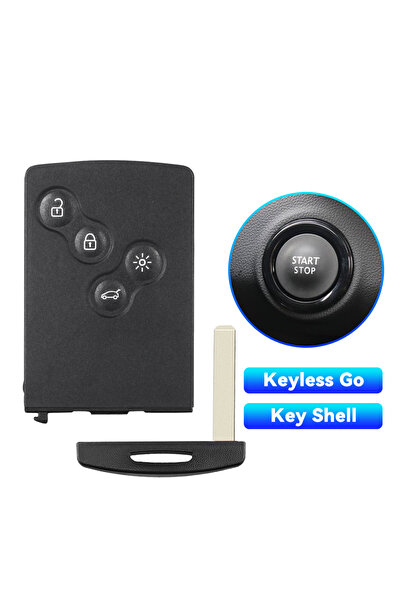 choice2 بطاقة ذكية بـ 4 أزرار طراز 1 KEYYOU 3 4 أزرار لسيارات رينو كليو ولوجا...
