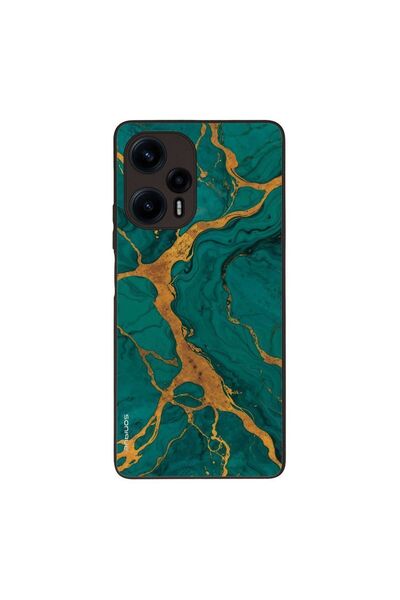 Sonique Θήκη Marble Series για Xiaomi Poco F5 5G Πράσινο