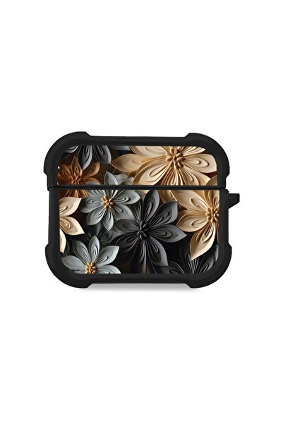 Sonique Θήκη Σιλικόνης 3D Flower Series για AirPods Pro / Pro 2 Γκρι
