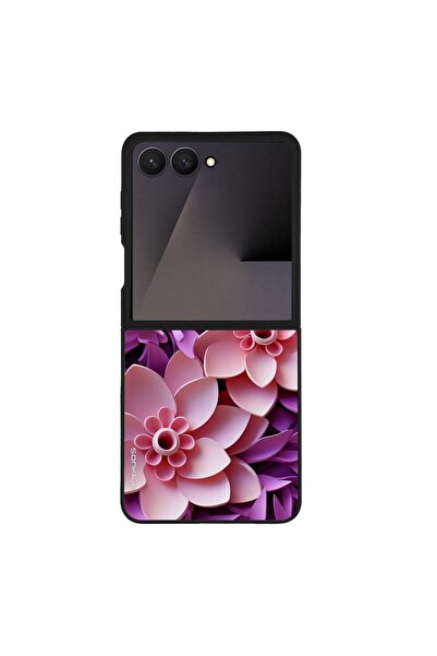 Sonique Θήκη 3D Flower Series για Samsung Galaxy Z Flip 7 Ροζ