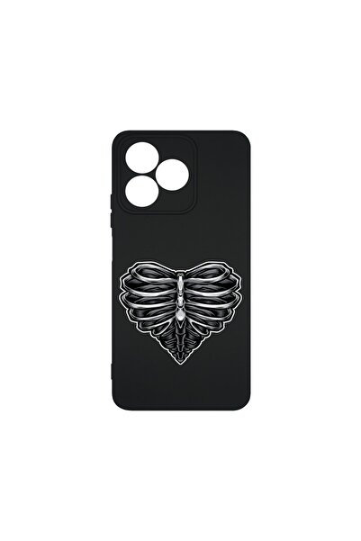 bestcase ¬Æ Husa Premium Silicon, Compatibila Cu Xiaomi Redmi 13, Skeleton He...