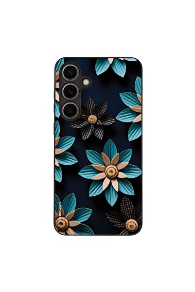 Sonique Θήκη 3D Flower Series για Samsung Galaxy S24 Plus Γαλάζιο