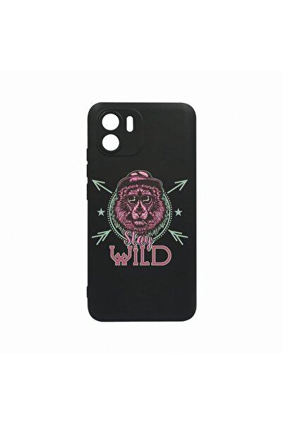 bestcase Калъф, съвместим с Xiaomi Redmi A1, Stay Wild, устойчив на износване...