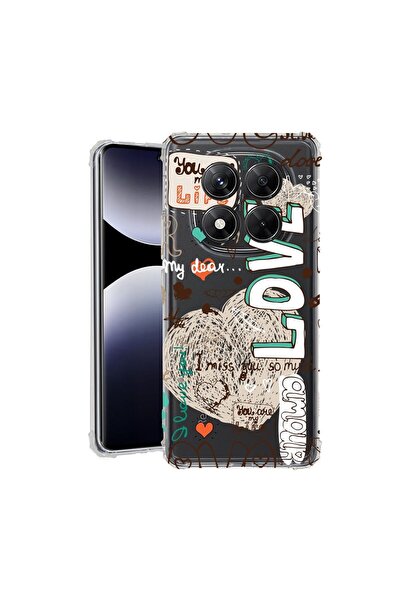 bestcase ¬Æ Husa pentru Xiaomi Redmi Note 14 Pro 5G, Anti Shock 1.5MM, Love, ...