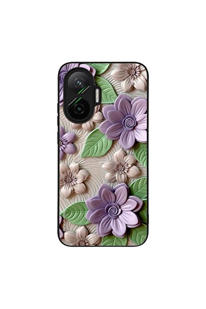 Sonique Θήκη 3D Flower Series για Xiaomi Poco F7 5G Βιολετί