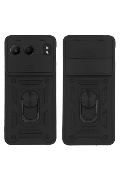 Sonique Θήκη Ring Armor CamPro για OnePlus OnePlus Nord 4 5G Μαύρο