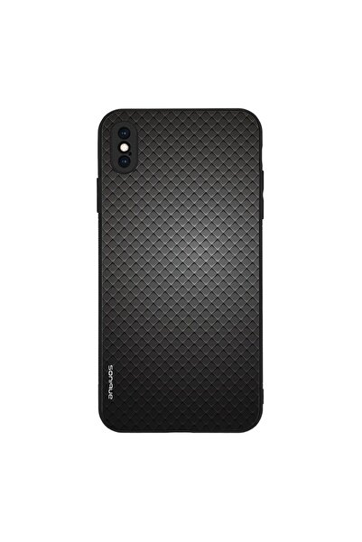 Sonique Θήκη Carbon Series για Apple iPhone XS MAX Γκρι