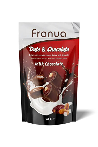 Franua Sütlü Belçika Çikolatalı Hurma (Bademli)