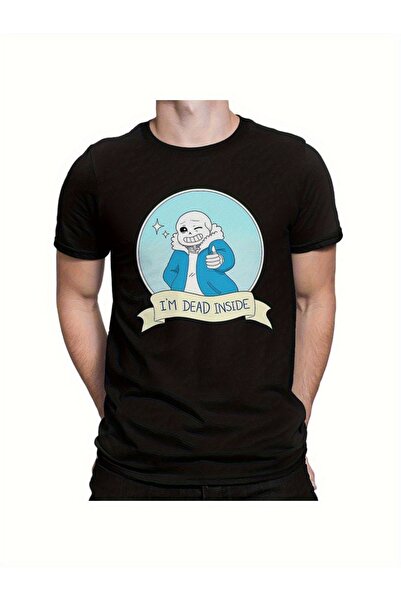 yiou trendy clothing SansUndertale "My Heart Is Dead" graphic T-shirt