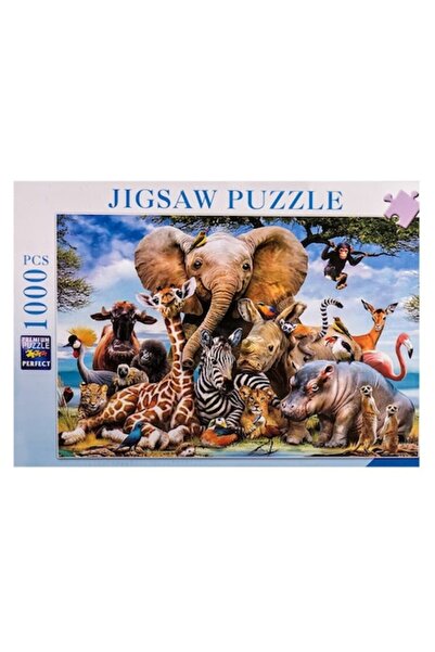 Jigsaw Puzzle 1000 piese Animale sălbatice, Educativ pentru adulți și copii