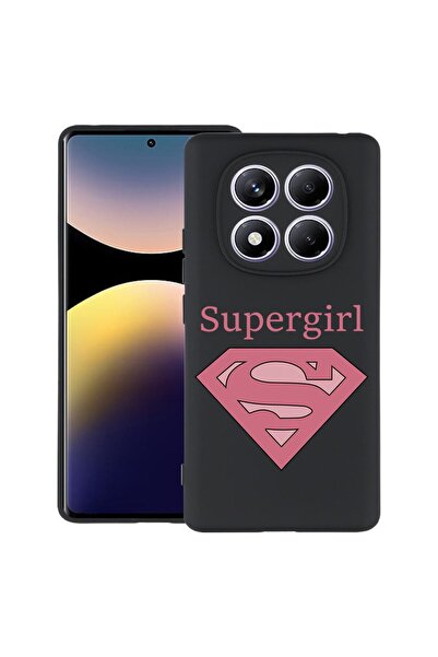 bestcase Калъф за Xiaomi Redmi Note 14 Pro 4G, Супергърл, Тънък силиконов 0.8...