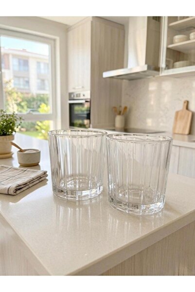 cook&kitchen Linear Glass 4-Pack Soft Drink Glass 300 Cc