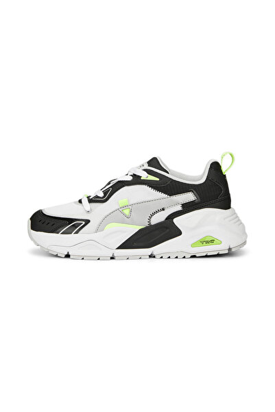 Puma حذاء رياضي نسائي من ترينوميك ميرا تيك كروم - أبيض