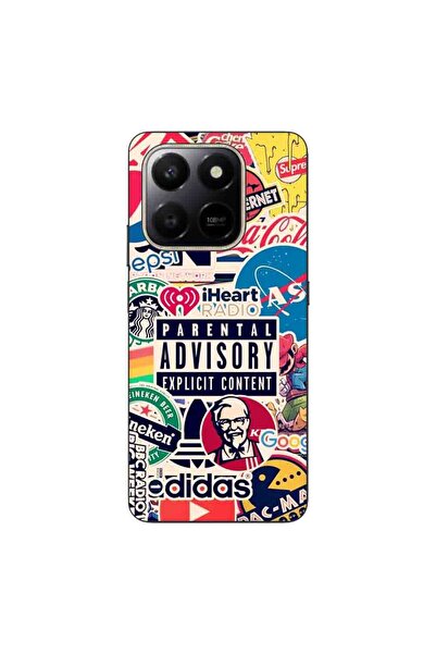 OEM Case compatible with Honor X7d Silicone Gel Tpu Model Pop Art Brands