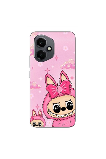 OEM Husa compatibila cu Honor 400 Silicon Gel Tpu Model Labubu Pink Fantasy