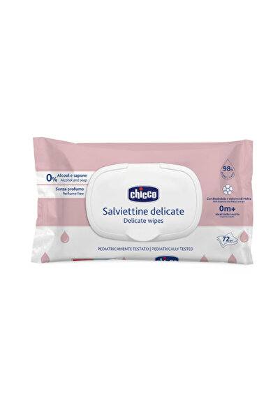 Chicco Servetele umede Sensitive fara alcool, + 0 luni, 72 de bucati