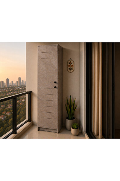 rafineritasarım BALCONY DOLAP West Kombi Dolabı Panjur Kapaklı Erzak Dolabı R...
