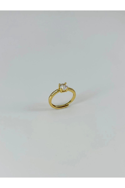 Twin Store Adjustable Zircon Stone Brass Bijouterie Ring - Yz0138-1