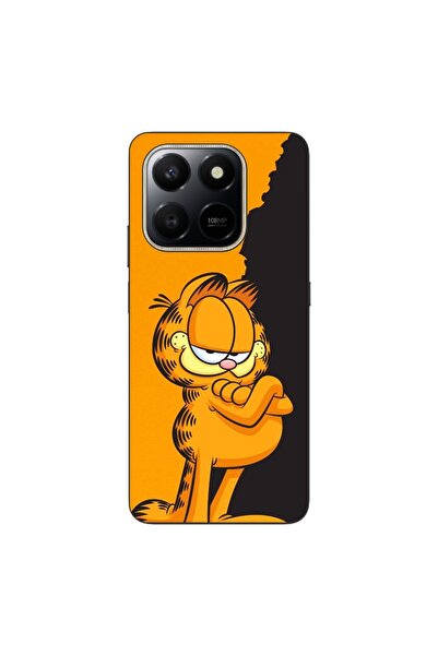 OEM Husa compatibila cu Honor 400 Smart Silicon Gel Tpu Model Garfield Black ...