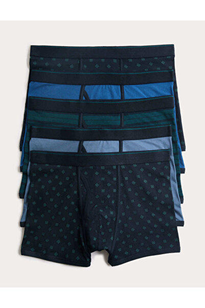 Marks & Spencer 5'li Desenli Boxer